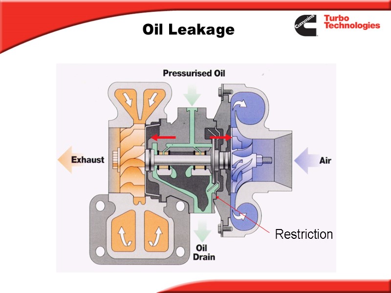Oil Leakage Restriction